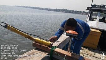 Survei Geofisik Magnetometer dan Sub Bottom Profiling di Grati, Pasuruan Berhasil Diselesaikan